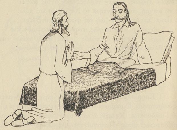 Ὁ Κανάρης, ὁ Ὑδραῖος Πιπίνος καὶ οἱ σύντροφοί τους, πρὶν μποῦν στὰ πυρπολικὰ καὶ κινήσουν ἀπὸ τὰ Ψαρὰ γιὰ τῆς Χίου τὸ κατόρθωμα, λειτουργήθηκαν στὴν ἐκκλησία καὶ μετάλαβαν.