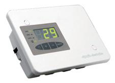 Switching capacity up to 3500Watt (16A at 220V). Temperature range: 0 C/+40 C Accuracy: ±1 C, 1m cable Dimensions: 6.7x7.7x.0cm, 179gr Βattery: 1x1.5V AAA included, EK-EL PIP.
