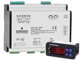 AUTOMATIONS Hλεκτρονικές θερμοεκτονωτικές βαλβίδες Emerson Οι ηλεκτρονικές θερμοεκτονωτικές βαλβίδες EX3 _ EX4-8_ EX2 με τους ρυθμιστές τους, αποτελούν μια νέα γενιά ηλεκτρονικών ρυθμιστών για