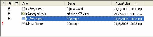 46 Μέρος 7: Διαχείριση πληροφοριών & επικοινωνίες με το δεξιό πλήκτρο του ποντικιού στην ορατή γραμμή εργαλείων ή στη γραμμή μενού και επιλέγουμε Γραμμή προβολών από το μενού συντόμευσης.