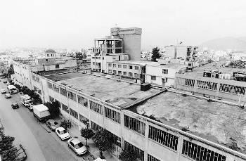 εγκαταστάσεις των υφαντουργείων το 1949 (Πηγή: Λουκάς,