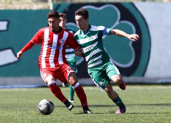 Κ-20 ΑΚΑΔΗΜΙΑ ΠΕΜΠΤΗ 06 ΑΠΡΙΛΙΟΥ 2017 Ηττα στο derby Δεν τα κατάφεραν οι Νέοι του Παναθηναϊκού που έχασαν με 3-1 από τον Ολυμπιακό στο Κορωπί 18/3/2017 Super League-Novasports K20 2016-2017 / 25η