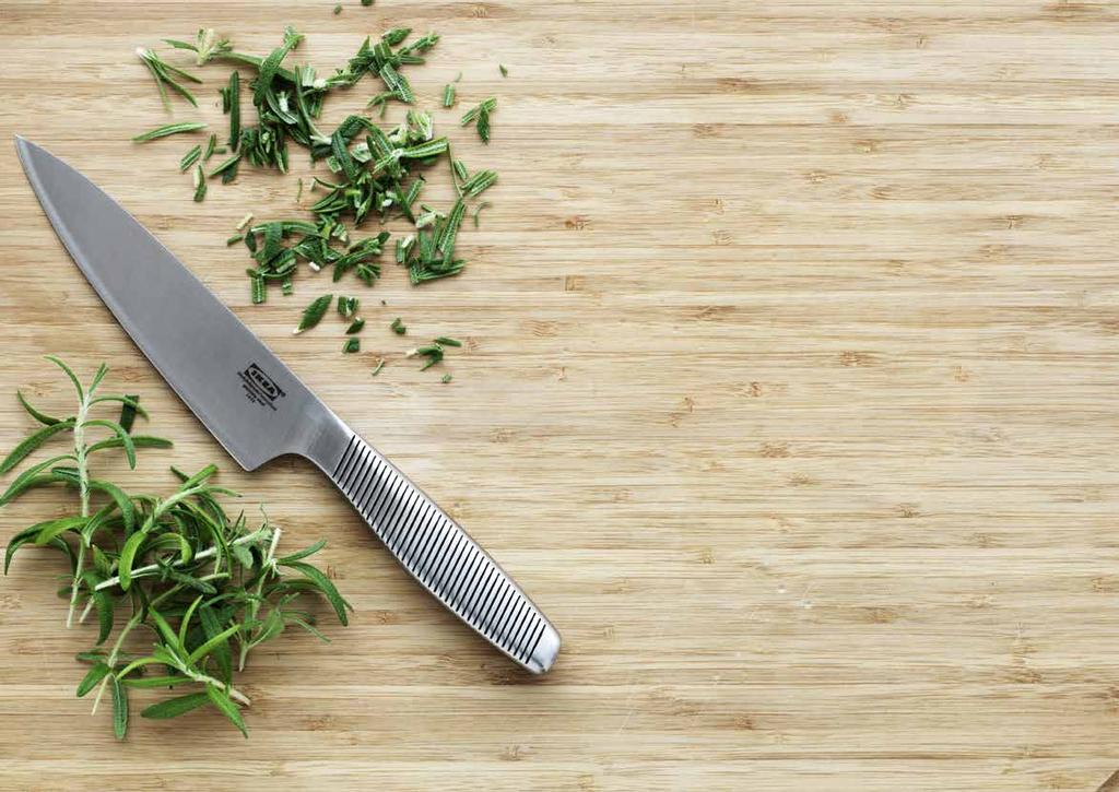IKEA PRESS KIT /ΑΥΓΟΥΣΤΟΣ 2015 / 34 Ειδικό μαχαίρι για κάθε χρήση Ότι και αν σας αρέσει να τρώτε, ένα καλό μαχαίρι, πρέπει πάντα να σας εμπνέει για την προετοιμασία του φαγητού.