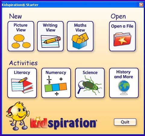 Projects and Activities Picture View Writing View Math View