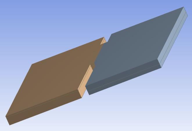 Εξισώσεις και Μέθοδος Επίλυσης FLUENT Εικόνα 3.76: 3D Σχέδιο και «Outline Tree» στο λογισμικό ANSYS. 3.2.
