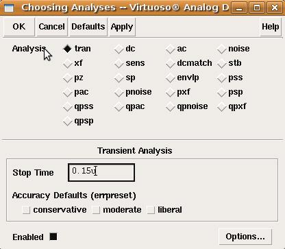 Σχήμα Β. 8 Eπιλέγουμε και πάλι Simulation Netlist and Run.