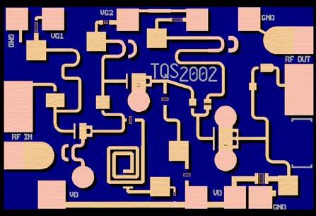 Advance Product Information January 7, 4 K Band Low Noise Amplifier TGA456-EPU Key Features Typical Frequency Range: - 7 GHz 1 db Nominal Gain. db Nominal Noise Figure 1 dbm Nominal P1dB Bias 3.