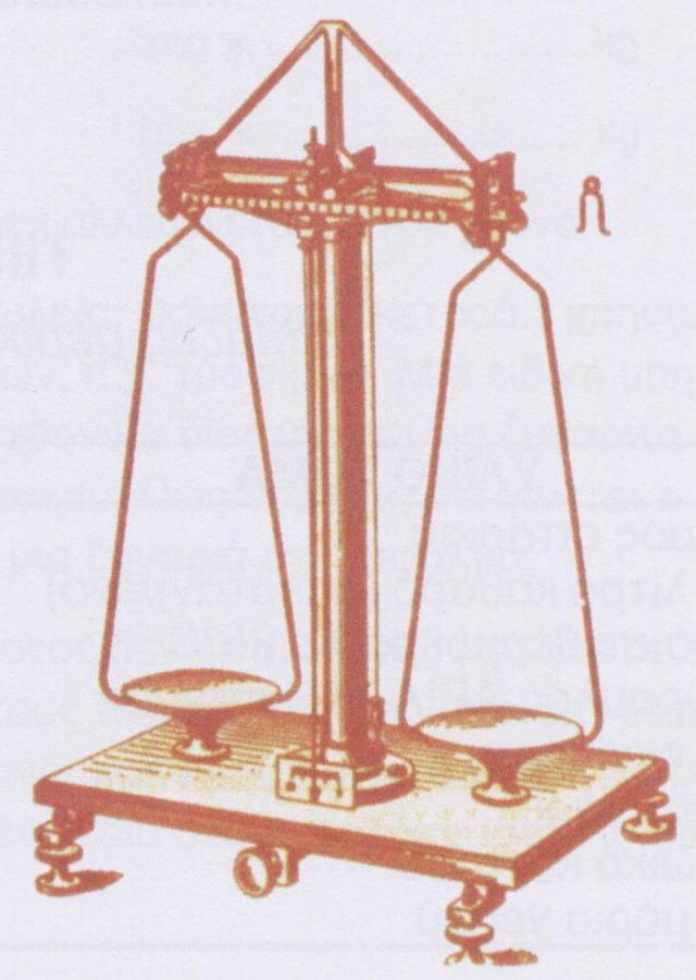 ΠΑΡΑΡΤΗΜΑ Μάζα των σωμάτων Ο ζυγός Στην πιο απλή του μορφή, ένας ζυγός αποτελείται από μια οριζόντια ράβδο, τη φάλαγγα του ζυγού, και από δύο δίσκους που κρέμονται στις άκρες της φάλαγγας.