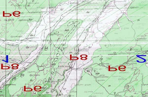 Figura Nr. 2-16 Unităţi geologice în vestul judeţului Iaşi. Descrierea P6 la P8 se regăseşte în text Figura Nr.