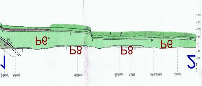 Descrierea P6 la P8 se regăseşte în text Geologia şi hidrogeologia zonelor depresionare Văile râurilor Siret, Jijia, Bahlui, Bârlad şi Prut sunt pline cu depozite fluviatile din Cuaternar (nisip,