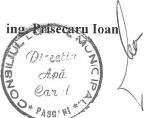 Consiliul Local al Municipiului DAC DIRECŢIA APĂ-CANAL PAŞCANI Str. Moldovei, Nr.33 tel.719530,0723803790 fax.0232/762038,mail: dac_pc@sicme.ro Nr. 6336/11.12.2007 Tabel Nr.