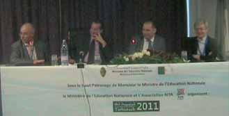 تظاهرات علمية المنتدى الدولي األول حول إسهام التكنولوجيات الحديثة في التربية "تربية - تك - 2011" حتت الرعاية ال سامية ملعايل وزير الرتبية الوطنية و بتوجيه وت شجيع من معاليه نظم املعهد الوطني للبحث يف