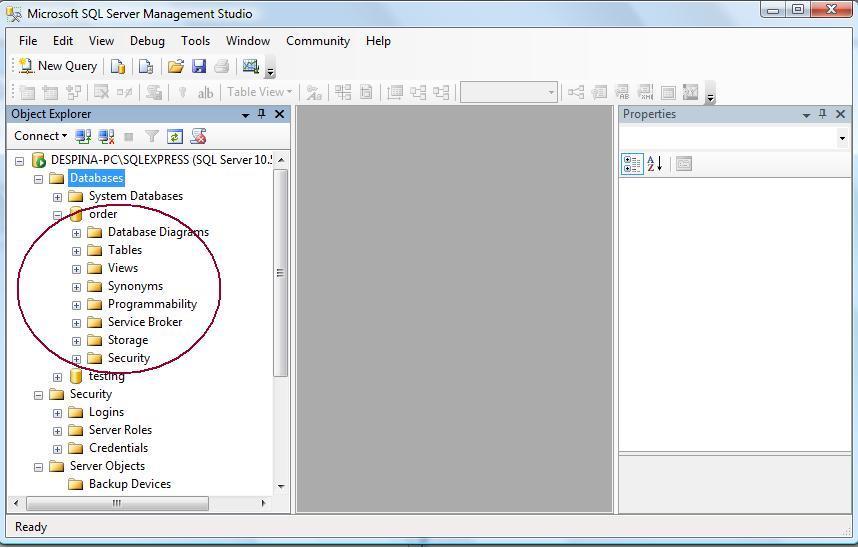 ΔΗΜΙΟΥΓΙΑ ΒΔ ΜΕ SQL SERVER 2008