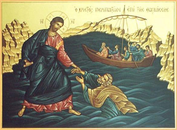 Ο Χριστός επι της θαλάσσης.