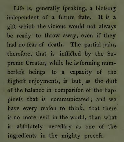 Thomas Robert Malthus (1766-1834) Τελικά η ζωή είναι ευλογία, και πρέπει να χρωστάτε χάρη στο θεό που ζείτε ακόμα και