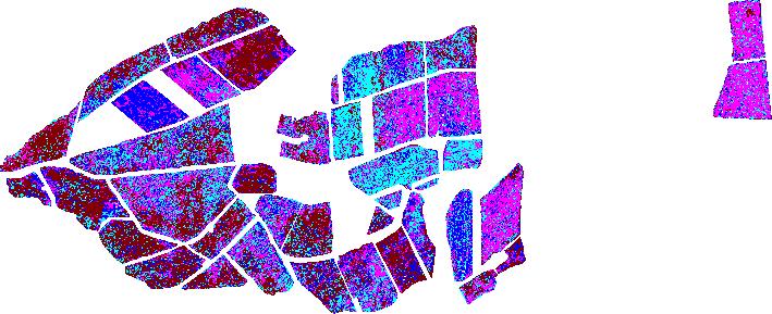 5. Αποτελέσματα και Αξιολόγηση On multi image (0.2m) ΟΑ: 50% (pixel), 83% (plot) Δεδομένα Ελέγχου Σχήμα 5.