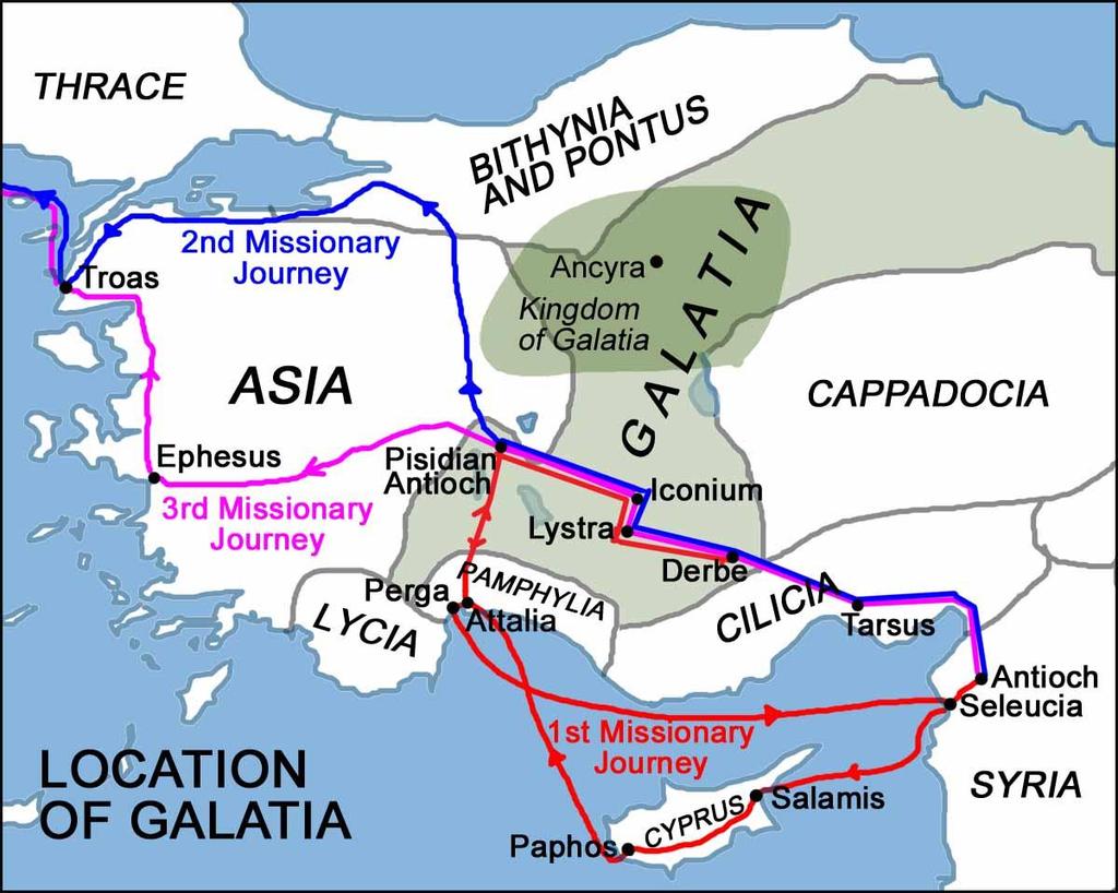 Βόρεια και Νότια Γαλατία. Εικόνα 1: Βόρεια Και Νότια Γαλατία.