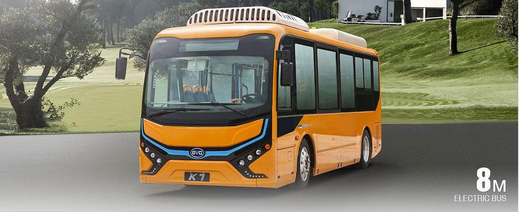 3.20.1 Λεωφορείο μήκους 8 μέτρων Εικόνα 3.20. BYD electric bus 8m.