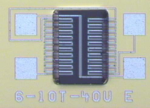 Silicon Gas Flow Sensor Using PS Isolation OBI 100 30 10, PCT/ GR 97/ 00040 R th Size of the die: 1.