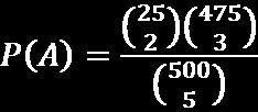 Vjerojatnost takvog događaja je: = 0,021 Koristimo tablicu logaritama faktorijela Obzirom da je vjerojatnost takvog događaja vrlo mala (~2%) moglo bi se zaključiti da ako se među 5