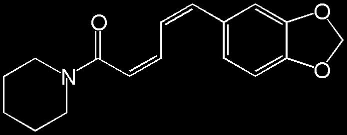 ΑΜΙΔΙΑ ΠΙΠΕΡΙΔΙΝΗΣ Piper nigrum (καρποί) Χημική σύσταση Αιθέριο έλαιο Αμίδια 5-10%