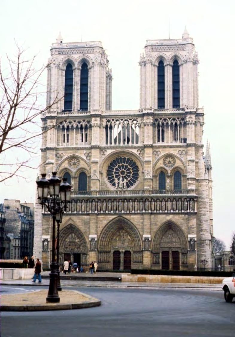 καθεδρικοί ναοί σε ψυχρό κλίμα Notre Dame Cathedral, Paris Το σύστημα