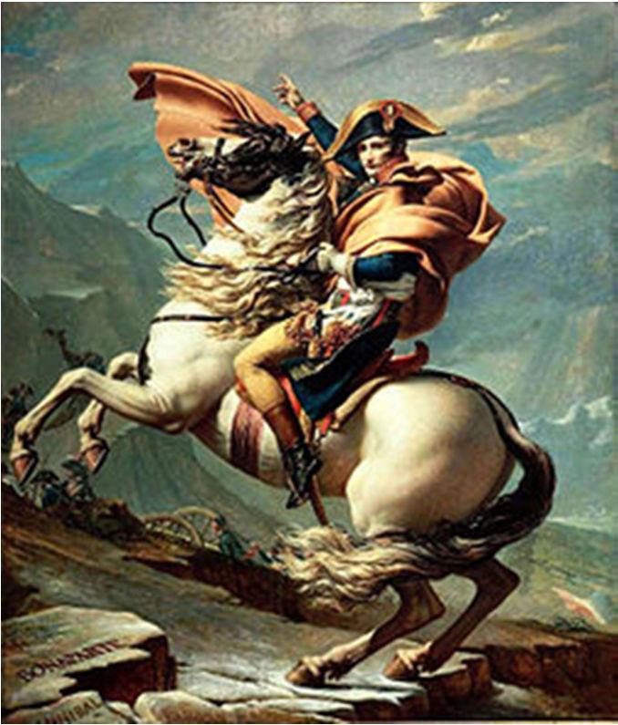Ναπολεόντειοι πόλεμοι (1797-1815) Ναπολέων Βοναπάρτης (Napoléon Bonaparte) Πηγή: Wikipedia Οι πόλεμοι που ονομάστηκαν Ναπολεόντειοι καθώς δέσποζε σε αυτούς η προσωπικότητα του Ναπολέοντα