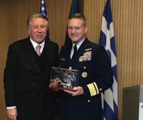 Thomas, accepting our invitation, came to Greece and talked to our Members on developments and trends in shipping from the Coast Guard s perspective.