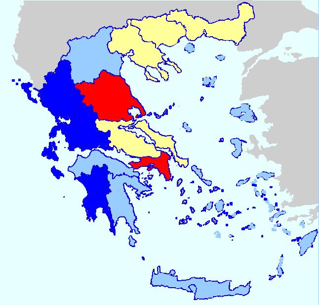 ΑΠΟΡΡΟΗ (φυσική μεταβλητή) Ο λόγος της συνολικής ζήτησης του νερού προς τους διαθέσιμους πόρους, αποτελεί κριτήριο πίεσης των υδατικών πόρων (WEI) Εικόνα 6 0 % - 10 %