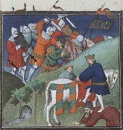 Μάχη του Μαντζικέρτ, 26 Αυγούστου, 1071 Ήττα των βυζαντινών δυνάμεων από τους Σελτζούκους Τούρκους Από γαλλική μινιατούρα του 15ου αι.
