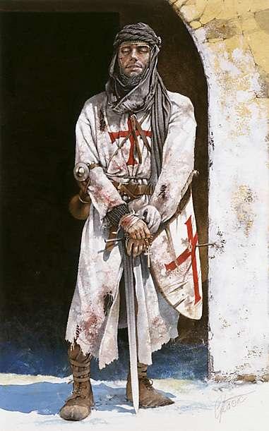 (1099-1307) Ναΐτες Ιππότες The knights of the Temple-Templars Το τάγμα αυτό ιδρύθηκε στον απόηχο της Α' Σταυροφορίας, το 1118 μ.