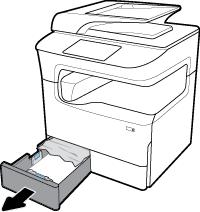 4. Ανοίξτε το κάλυμμα του σαρωτή. Αν το χαρτί έχει εμπλακεί πίσω από το λευκό πλαστικό κάλυμμα, τραβήξτε το χαρτί απαλά προς τα έξω.