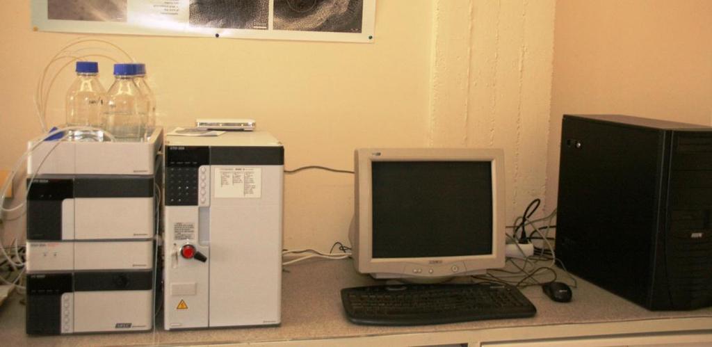 ώρες, έγινε με συσκευή shimatzu HPLC 20A.