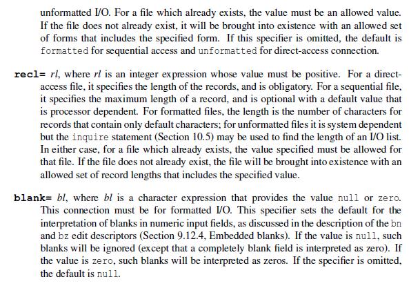 Η εντολή open-προσδιοριστικά Γ Παπαλάμπρου - FORTRAN Μάθημα 5