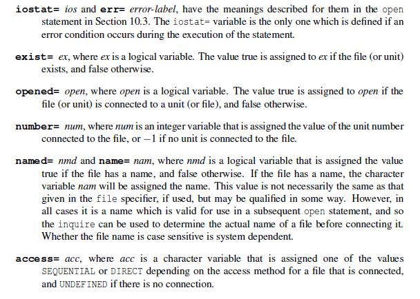 Η εντολή inquire-προσδιοριστικά Γ Παπαλάμπρου - FORTRAN Μάθημα 5