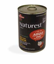 TREATS SNACKS ACCESSORIES BOWLS TREES NATUREST WET FOOD Βalanced and tasty super premium wet food, exclusively made by fresh meat that matches the cat s nature.