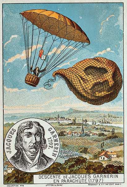 Το 1783, απογειώθηκε το πρώτο αερόστατο µε υδρογόνο. Από κάτω µέσα σε ένα καλάθι ήταν ο εφευρέτης Ζακ Σεζάρ Σαρλ, και ο βοηθός του.