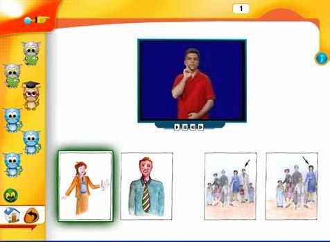 Εγχειρίδιο Χρήσης Εικόνα 19: Θεωρία μαθήματος 55: Αρσενικό-Θηλυκό Η εικόνα 20 παρουσιάζει την οθόνη της εμπέδωσης του εκπαιδευτικού υλικού, όπου ο μαθητής μπορεί να δει με δική του επιλογή, κάθε φορά