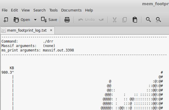 Εντολι: valgrind --log-file="mem_accesses_log.txt" --tool=lackey --trace-mem=yes./drr Καταμζτρθςθ του αρικμοφ των προςβάςεων ςτθ μνιμθ από το trace file: Εντολι: cat mem_accesses_log.