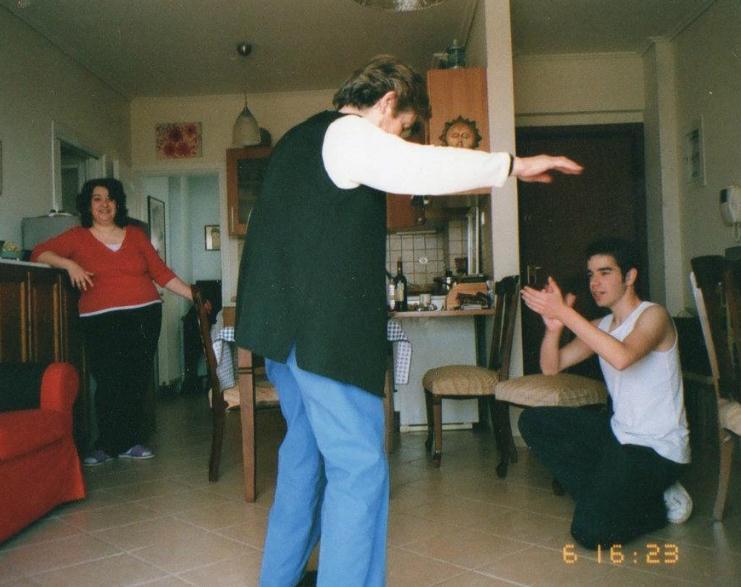 My family has a really long tradition in playing music, singing and dancing. The activity that I like doing with my family and especially with my grandmother is dancing.