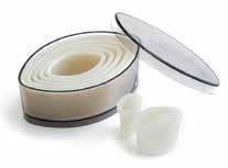 dough cutters 3 nozzles decoration silicone brush H.