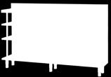 900 690Watt 2 πόρτες ME601500 1460x600x1100 τραπέζι ME602000