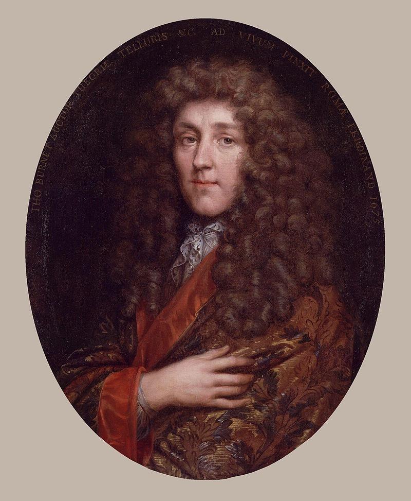 Τhomas Burnet, The Sacred Theory of the Earth (1681) H Γη ως νεκρό αστέρι (ακολουθεί τον Descartes, o οποίος στις Aρχές Φιλοσοφίας (Principia Philosophiae, 1644) θεωρεί όλους τους πλανήτες