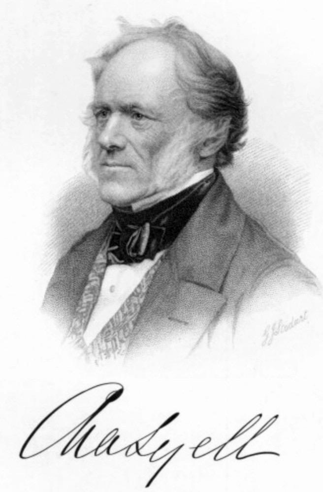 Lyell & οµοιοµορφισµός To explain the observed phenomena, we may dispense with sudden, violent and general catastrophes, and regard the ancient and present fluctuations.