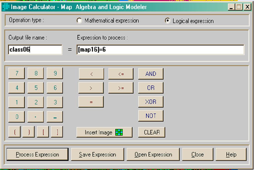 Με την εντολή IMAGE CALCULATOR την διαχωρίζεται από τις άλλες κατηγορίες.