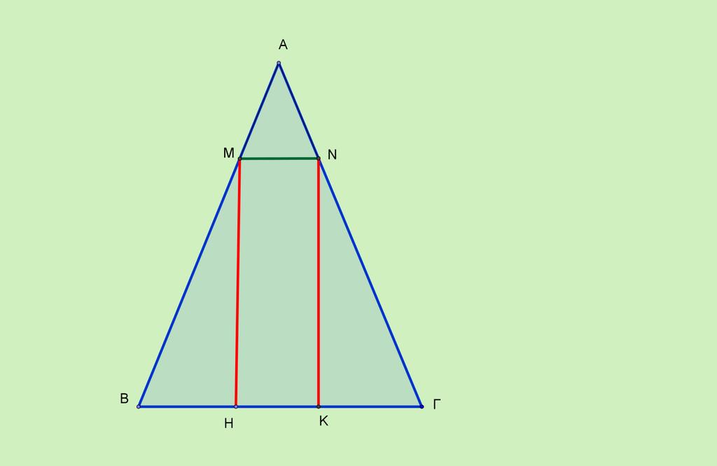 8. Δίνεται ισοσκελές τρίγωνο ΑΒΓ (ΑΒ = ΑΓ).
