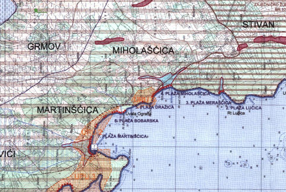 Slika 3.2-11. Izvod iz kartografskog prikaza PPUG Cresa: 3.