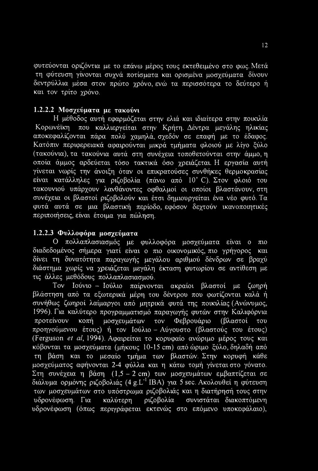 12 φυτεύονται οριζόντια με το επάνω μέρος τους εκτεθειμένο στο φως.