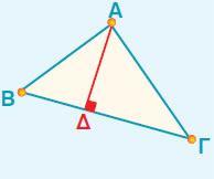 Δευτερεύοντα στοιχεία τριγώνου είναι : οι διάμεσοι, τα ύψη και οι διχοτόμοι του. 47.
