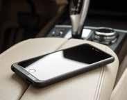 Το κάλυμμα ασύρματης φόρτισης σας επιτρέπει να φορτίζετε το iphone 6 ασύρματα. Το κινητό σας τηλέφωνο πρέπει να τοποθετηθεί στη μονοκόμματη μαύρη Γνήσια Θήκη BMW.